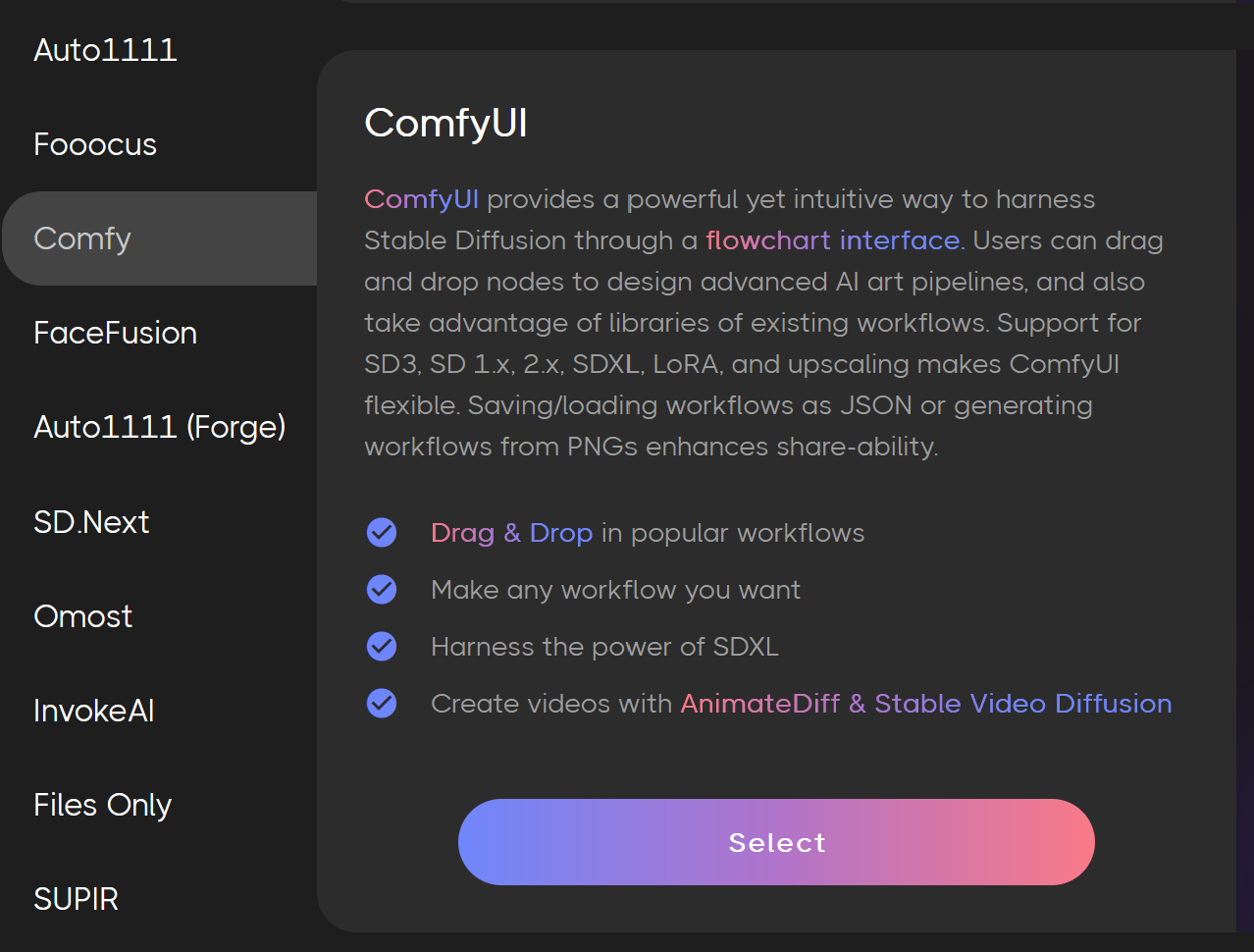 Screenshot showing he portraits sing or narrate, providing a unique visual experience
