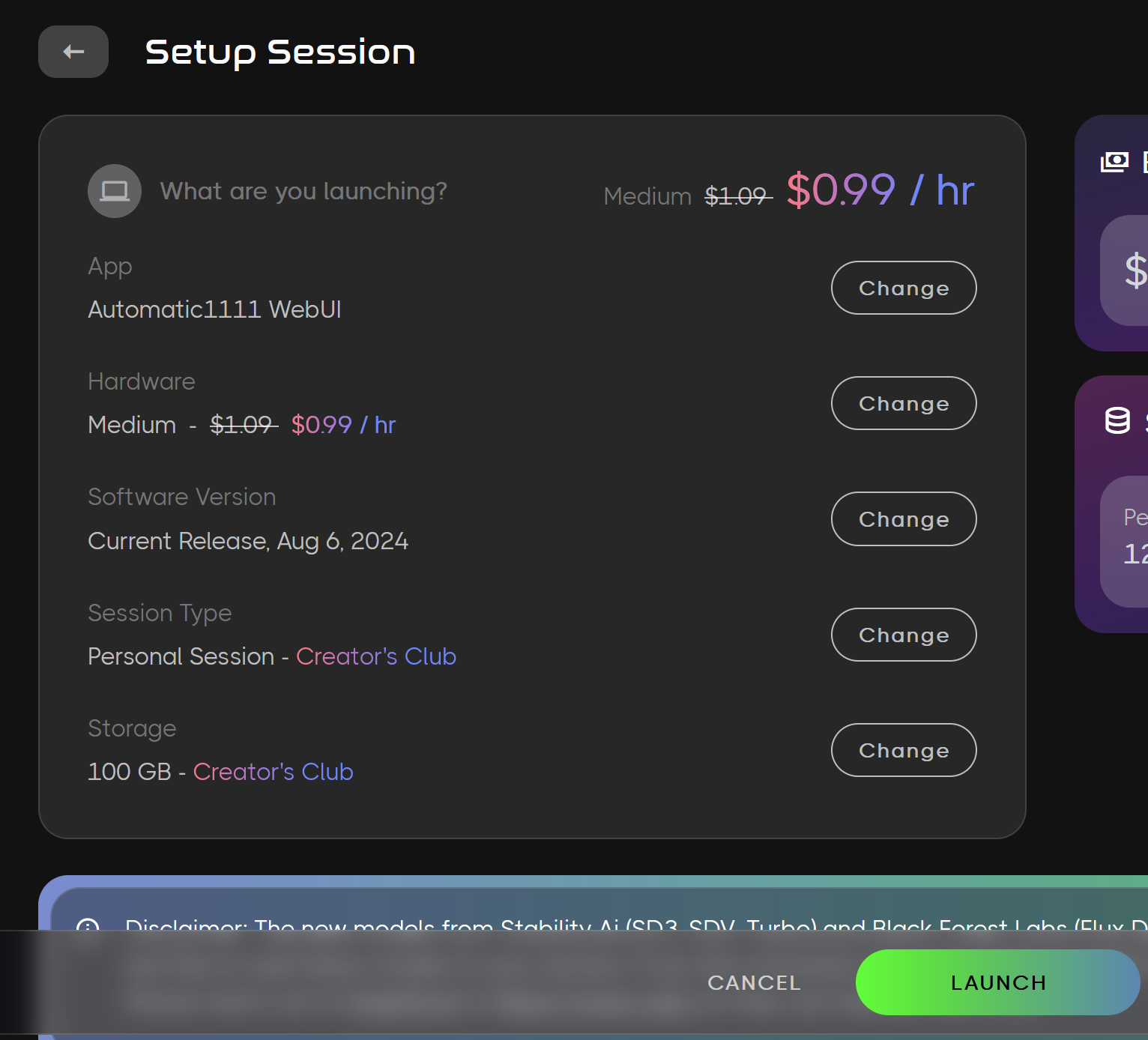 Screenshot showing rsistent extensions if you are a Creators Club or higher plan member
