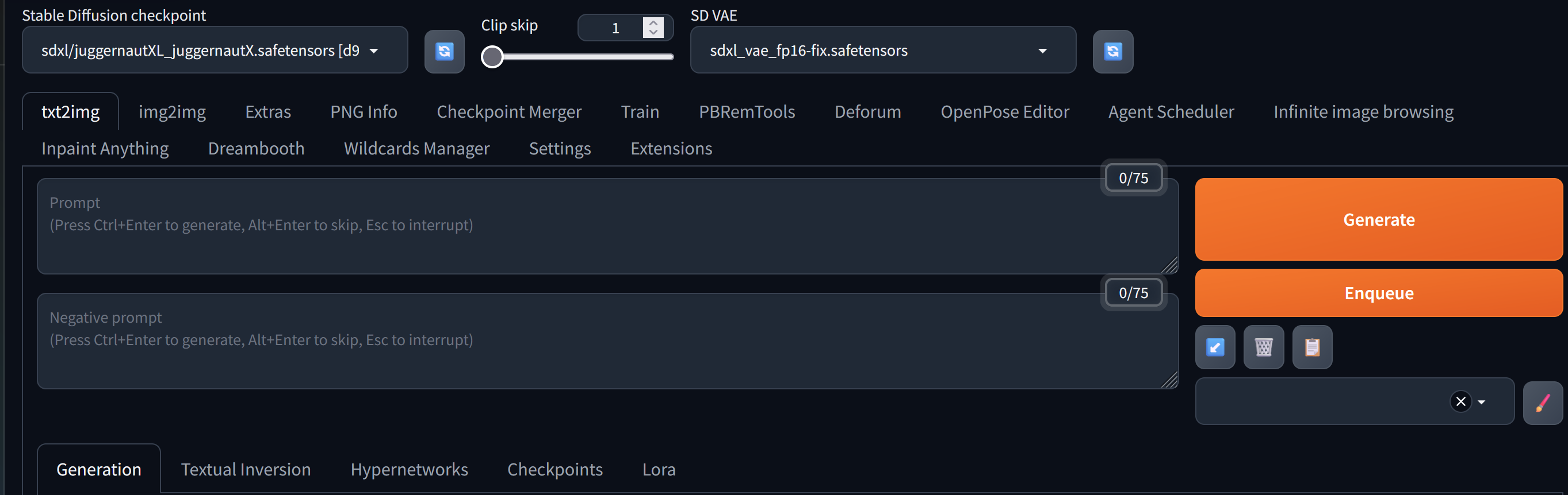 Screenshot showing 720px) 720px"> Step 2: Access the Extensions Tab Once you're logged into your RunDiffusion account and...