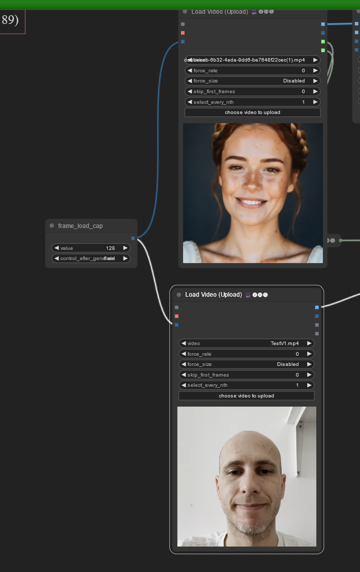 Video and Video : For animating one video using the expressions and movements from another screenshot