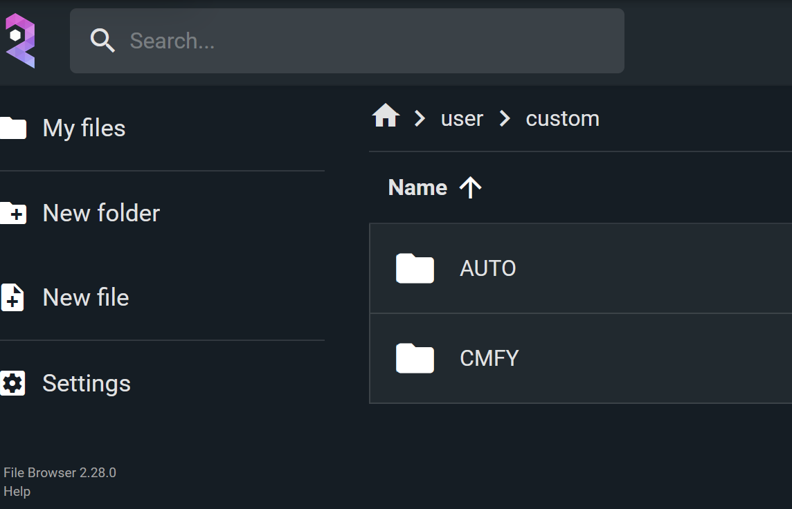 Screenshot showing th: 720px) 720px"> Within the custom folder, you will find several directories, including AUTO, CMFY,...