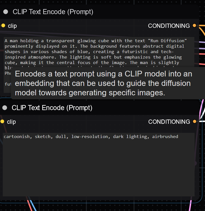 Screenshot showing like sketch, dull colors, and low resolution: Example : "cartoonish, sketch, dull, low-resolution,...