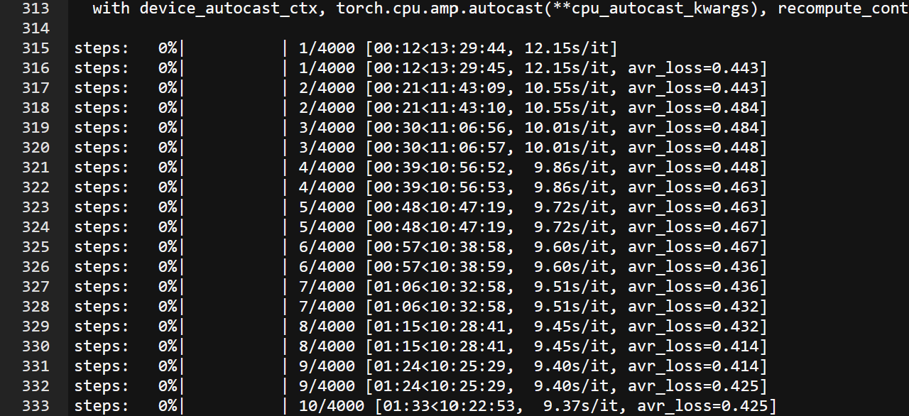 Screenshot showing ining models like SDXL