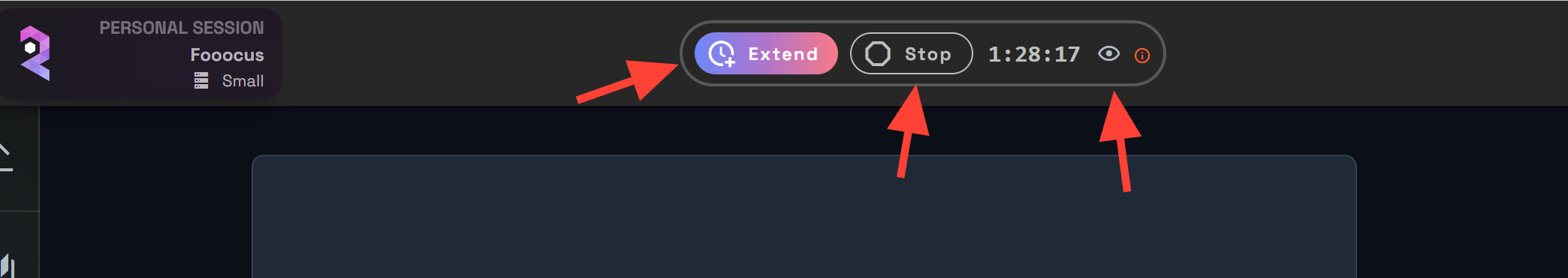 Screenshot showing t!