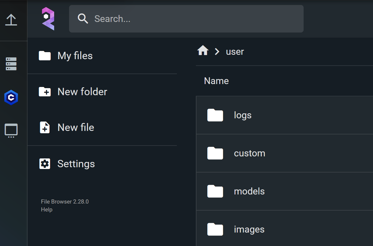 Screenshot showing saved to this folder