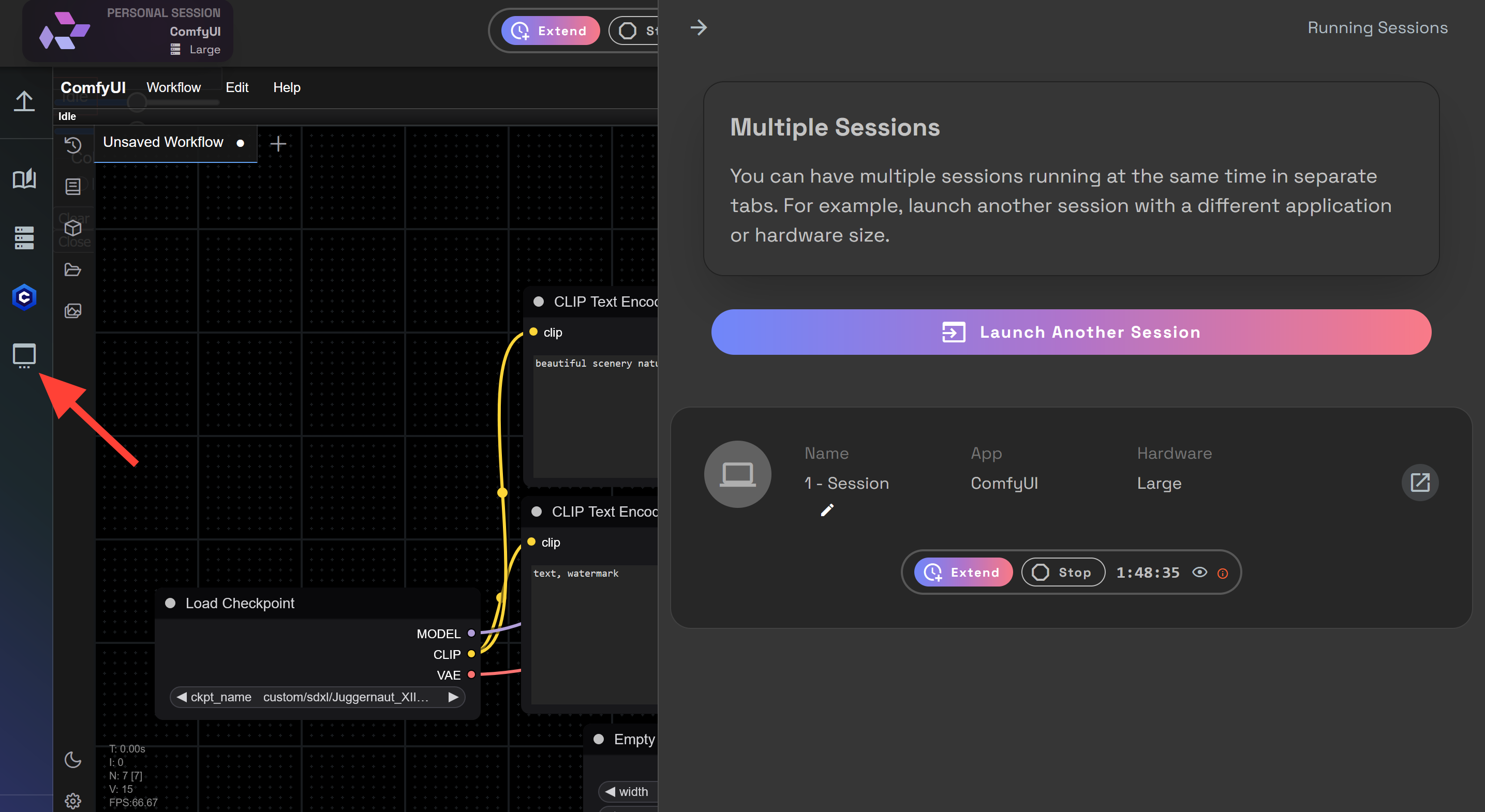 Screenshot showing 600w, 2000w" sizes="(min-width: 720px) 720px"> Manage Multiple Sessions <img alt=