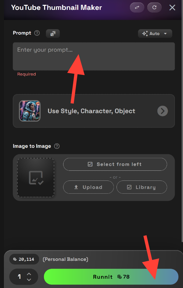 How to Generate a Thumbnail screenshot