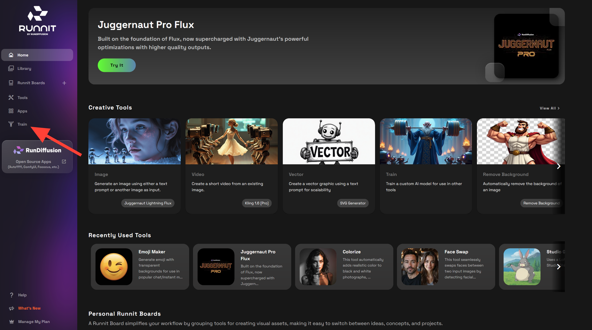 Screenshot showing 2000w" sizes="(min-width: 720px) 720px"> Select Train on the left side <img alt=