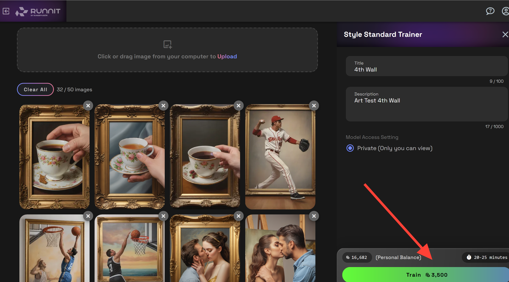 Screenshot showing 104-1