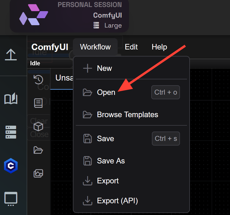 VID-WAN2_1-IMG2Video VID-WAN2_1-IMG2Video.json 41 KB download-circle You may also click on the workflow icon on the left side
