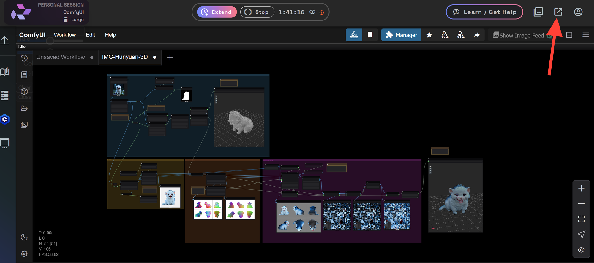 Login to RunDiffusion Go to the RunDiffusion Opensource App Page Click on ComfyUI on the side bar and click select . Setup yo