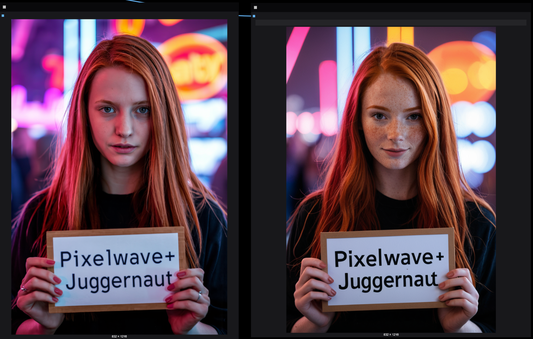 Screenshot showing ke-width:1.5px;} download-circle Pixelwave for Text/Vibrant Colors + Juggernaut for Photorealism and...