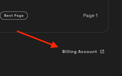Click on User Account Avatar in the lower left-hand side of the nav-bar. Click on Account Click on Invoices A window titled "