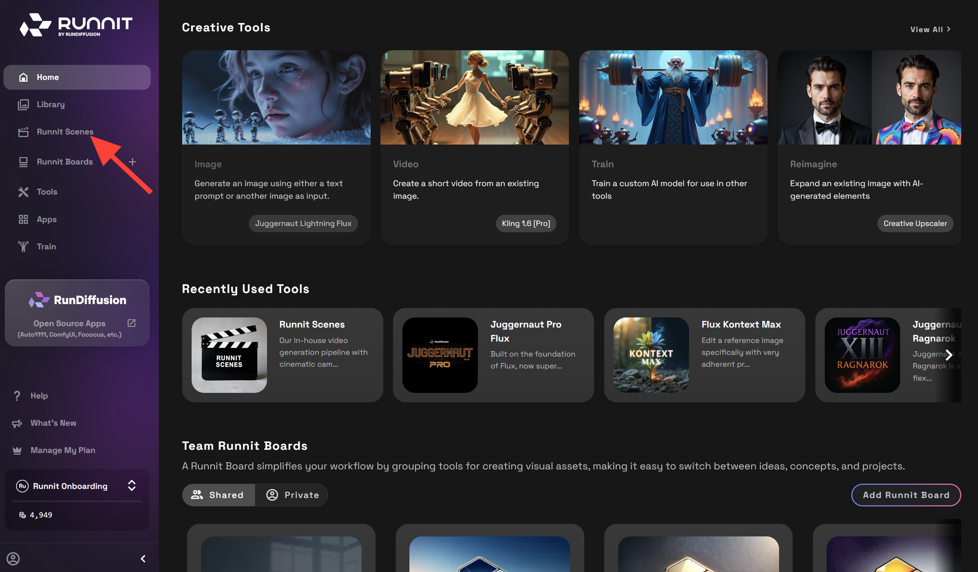 Screenshot showing g 1000w, 1600w" sizes="(min-width: 720px) 720px"> Click on Runnit Scenes <img alt=