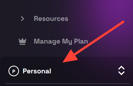 RunDiffusion Account Settings and click on Personal on side bar. Then click on Team Account to get more information about tea