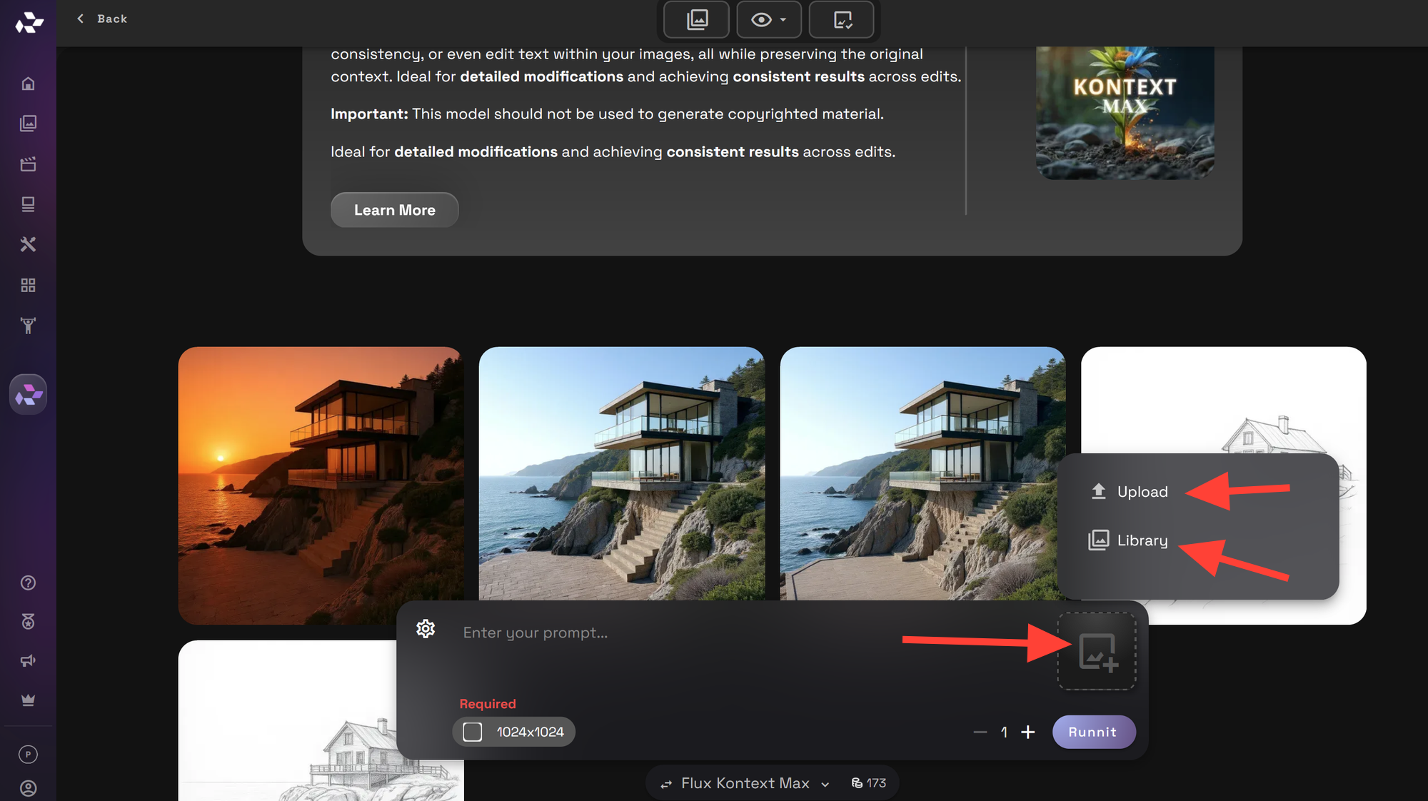 Screenshot showing ograph or choose a photograph from your library