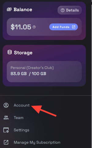 RunDiffusion . Click on your Account Icon in the top-right corner of the dashboard on the RunDiffusion website. If you are us