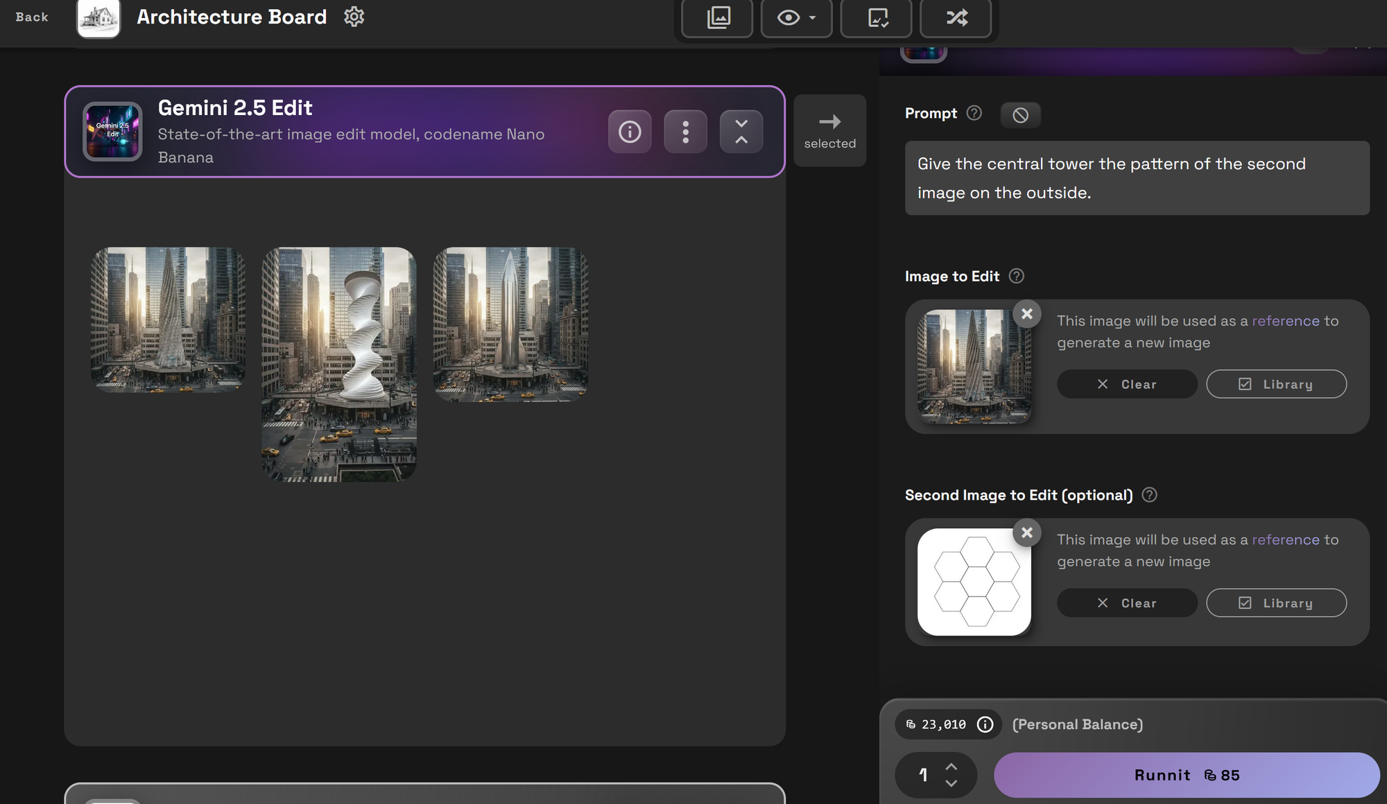 here . Required: Gemini 2.5 Edit Ideogram V3 Reframe Optional (customize as needed): Gemini 2.5 (Text-to-Image generation) Ju