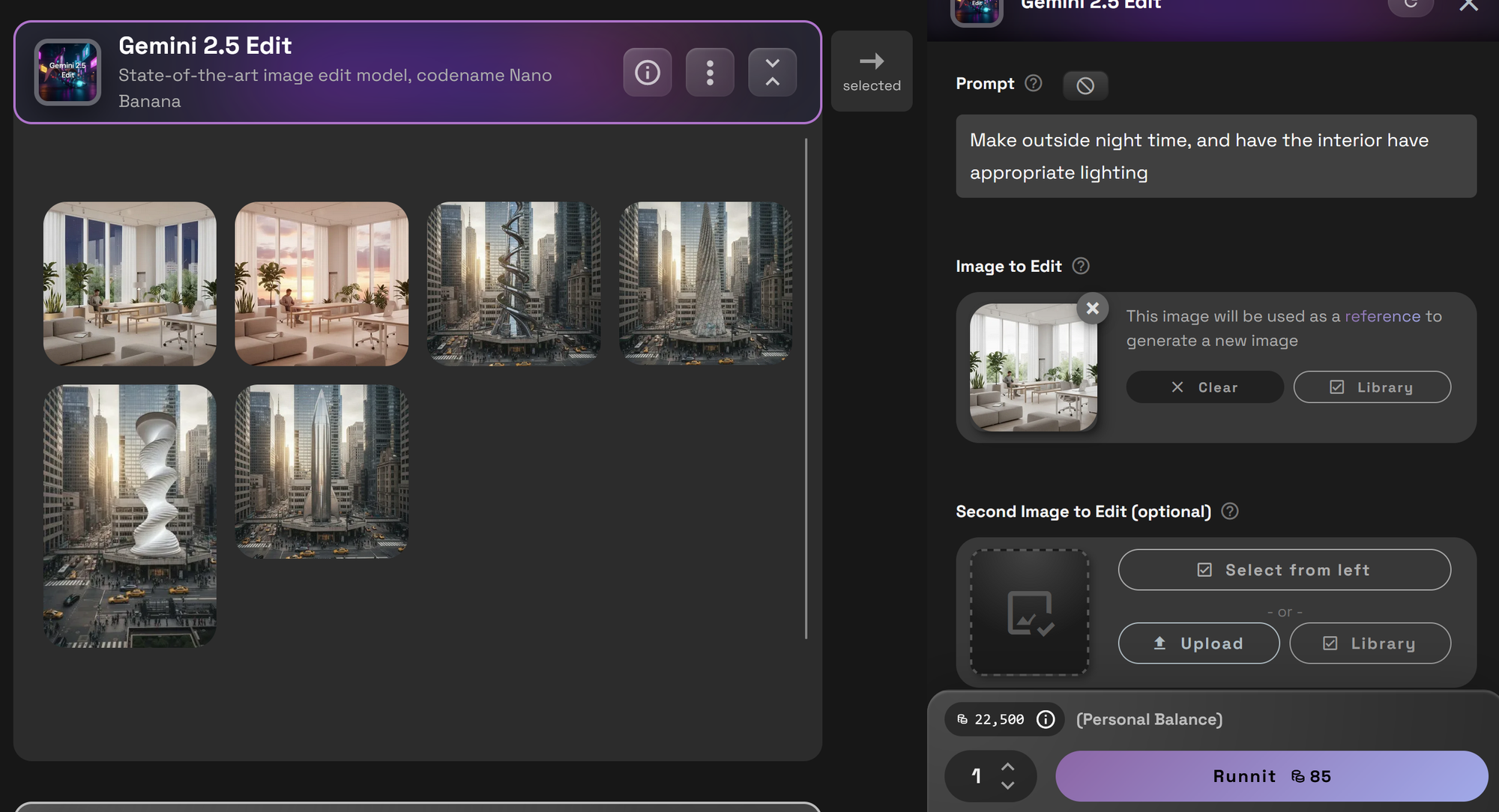 here . Required: Gemini 2.5 Edit Ideogram V3 Reframe Optional (customize as needed): Gemini 2.5 (Text-to-Image generation) Ju