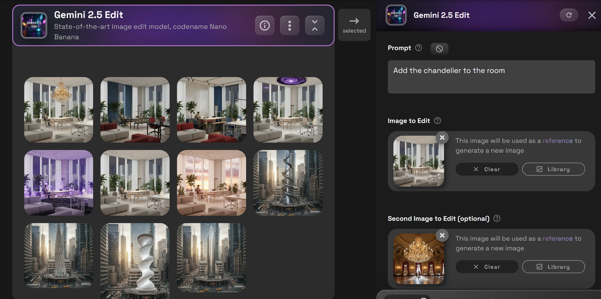 here . Required: Gemini 2.5 Edit Ideogram V3 Reframe Optional (customize as needed): Gemini 2.5 (Text-to-Image generation) Ju