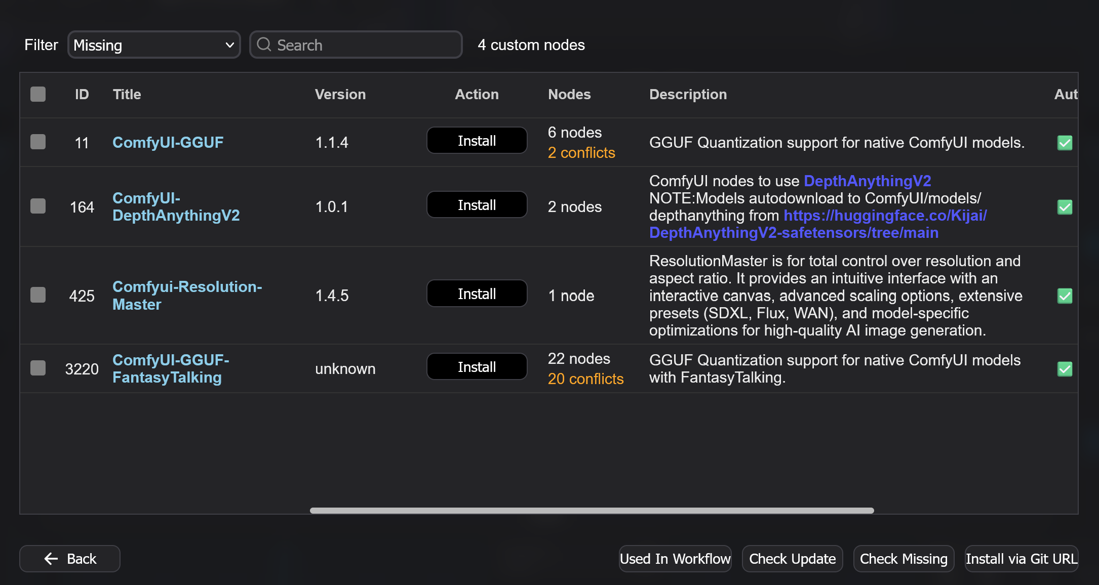 Screenshot showing 000w" sizes="(min-width: 720px) 720px"> Click Install one at a time for each node that is missing