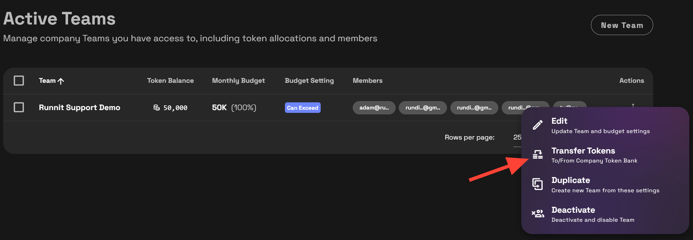 Screenshot showing 0w, 2000w" sizes="(min-width: 720px) 720px"> Click on Transfer Tokens