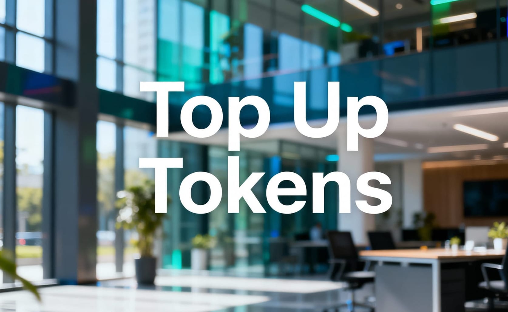 How to Top Up Tokens on an Enterprise Account