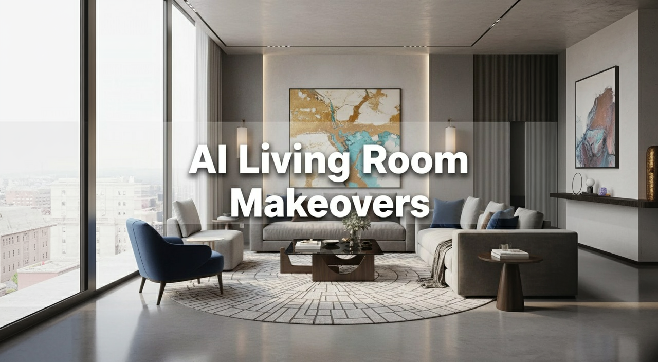 AI Living Room Makeovers: Instantly Redesign Interiors with AI