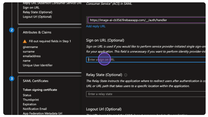 Screenshot showing ype in RunDiffusion's sign on URL, appending your company name at the end like this to make it...