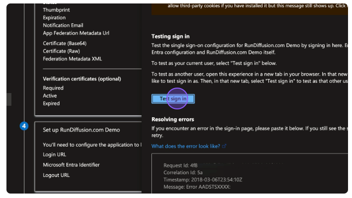 admin@rundiffusion.com After we are done hooking up your configuration values on our end, you are ready to test out the integ