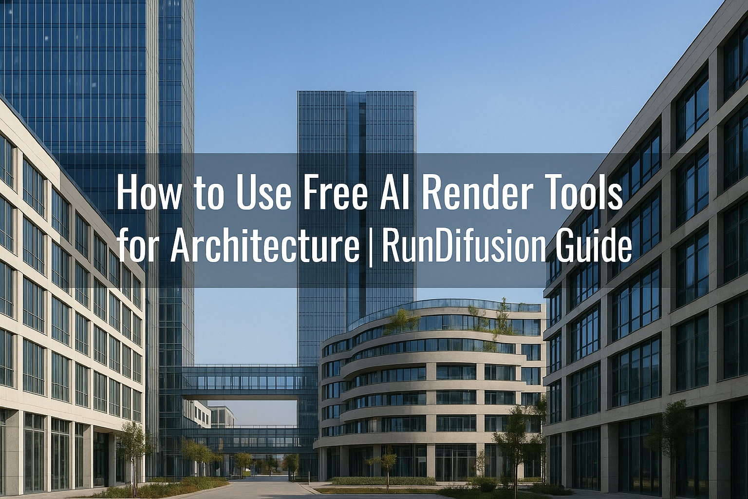 Hero image for How to Use Free AI Render Tools for Architecture | RunDiffusion Guide