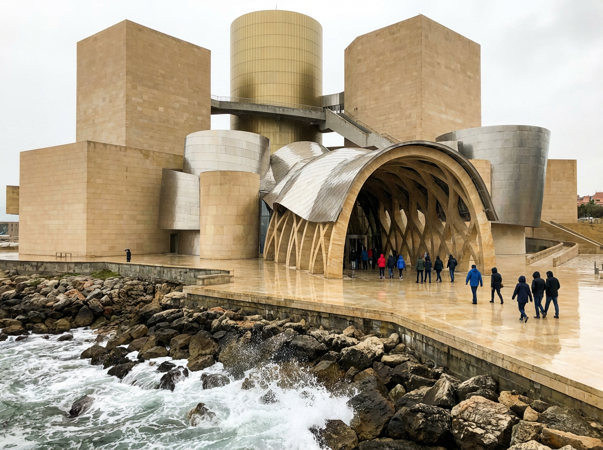 An image inspired by Guggenheim Abu Dhabi (Frank Gehry)