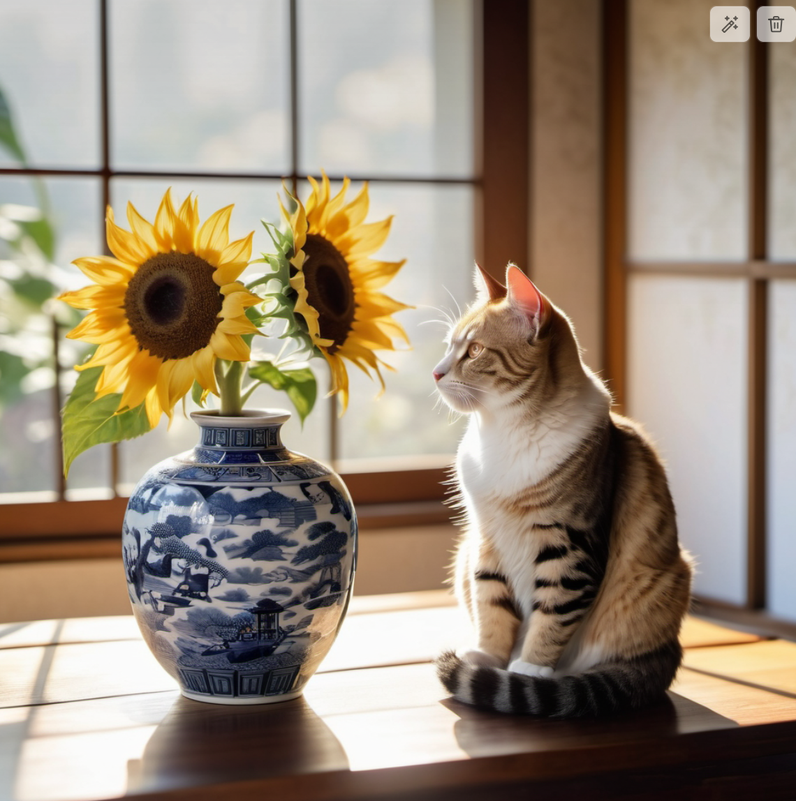 Original photograph with a lot of different design elements