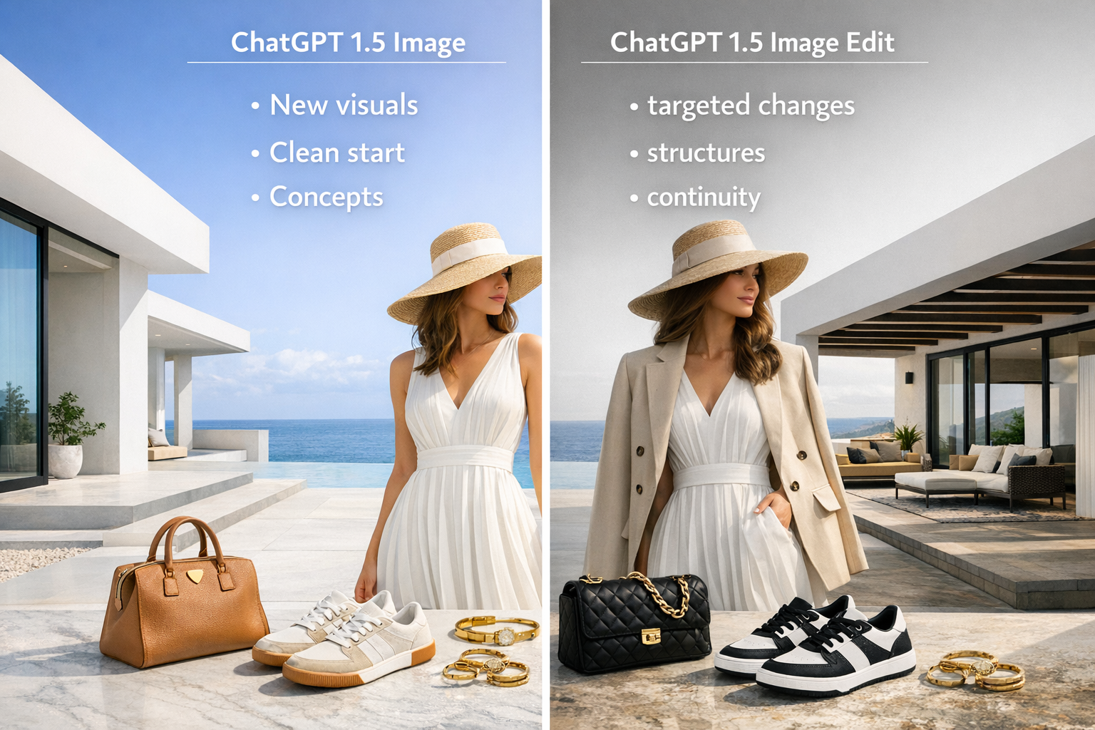 Screenshot showing 5 Image Edit when: You already have an image You need targeted changes Structure and continuity matter...
