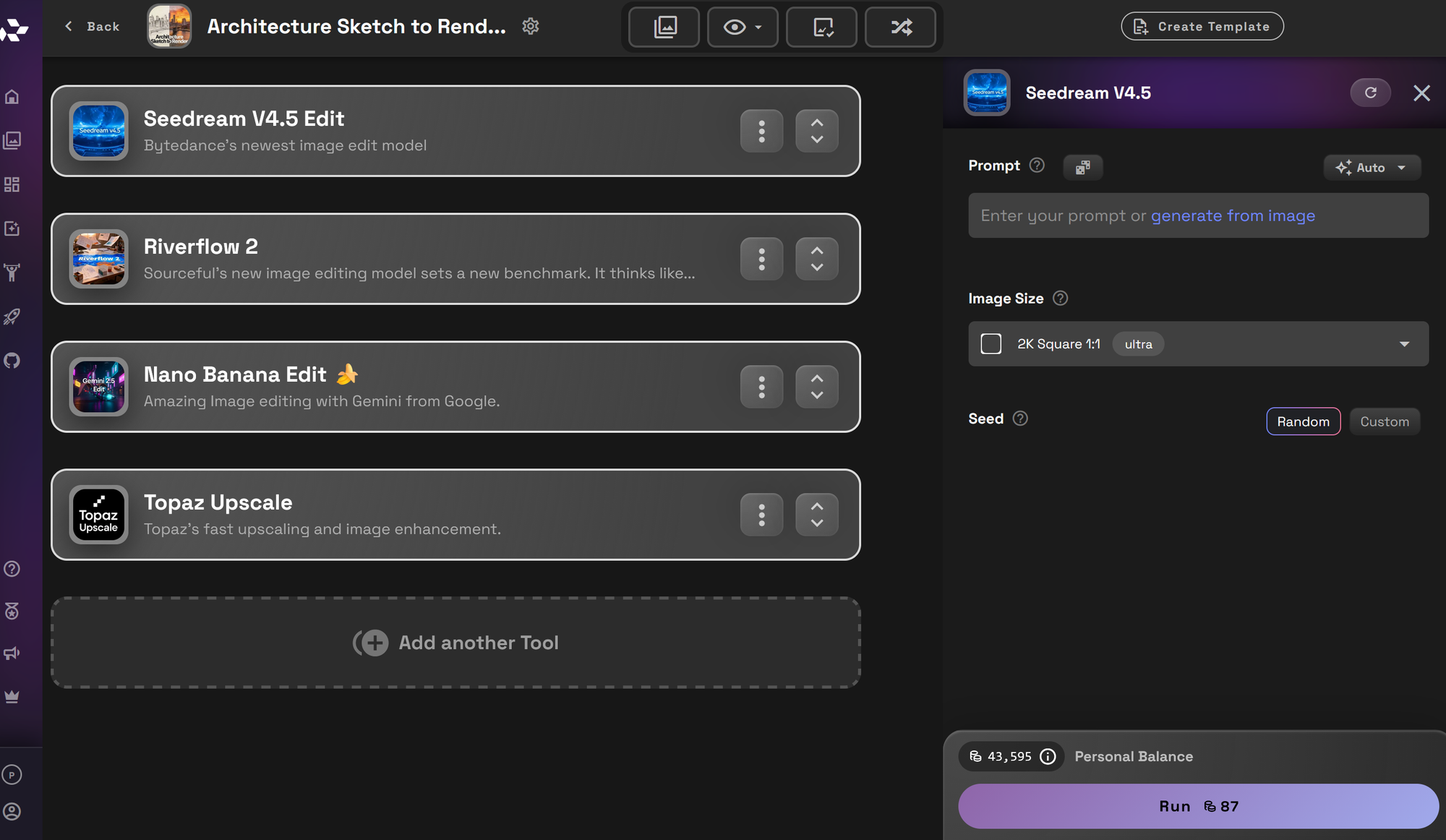 Screenshot showing earning tools and production-ready foundations