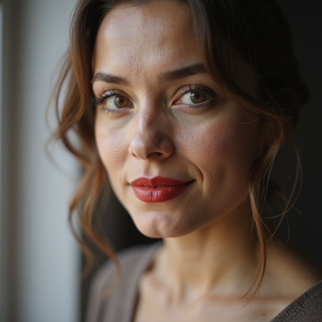 Screenshot showing areas: Photorealistic portraits Produces believable facial proportions, natural skin texture, and...