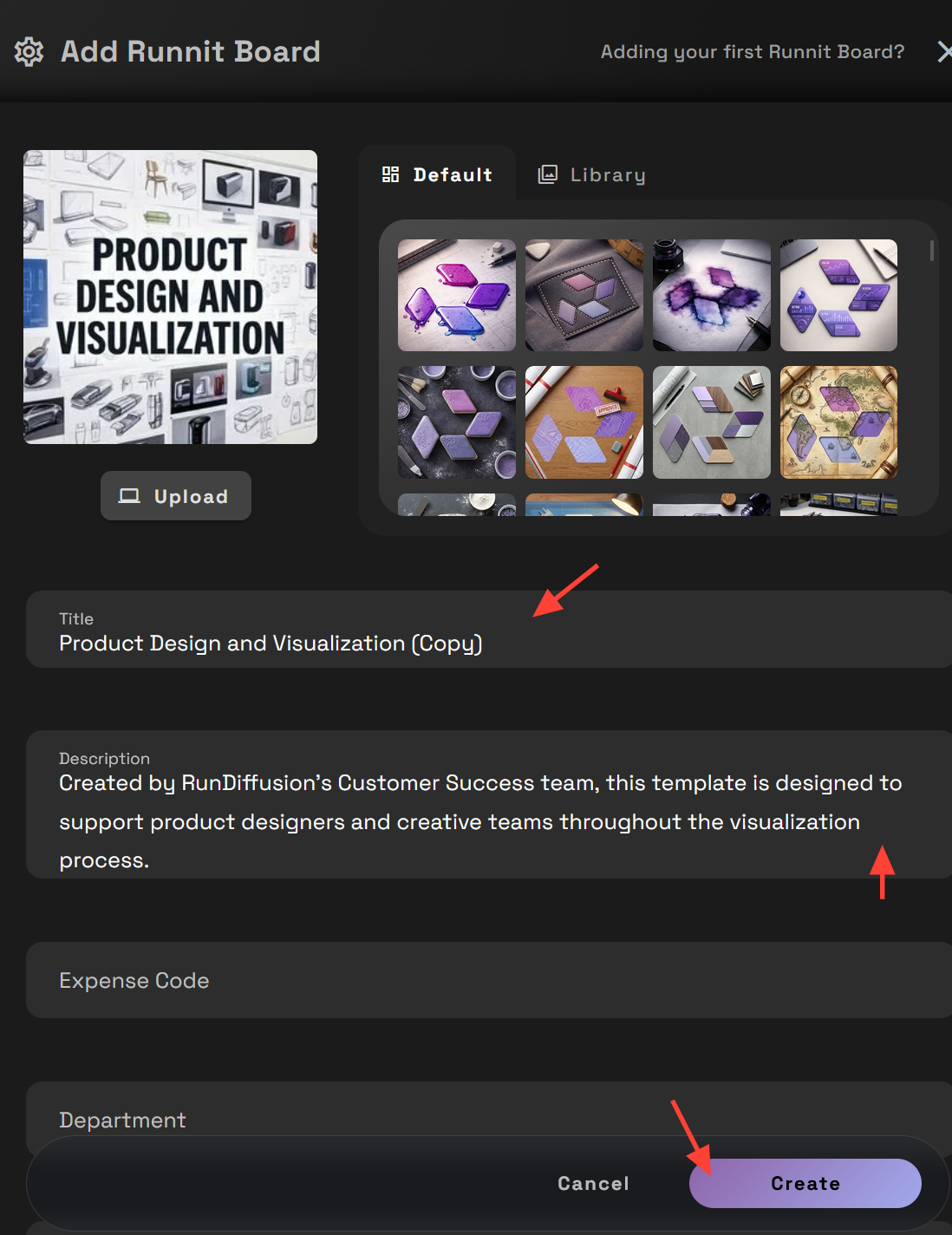 RunDiffusion’s Runnit Platform and on the left side panel select Runnit Boards. On the left sidebar click Runnit Boards then