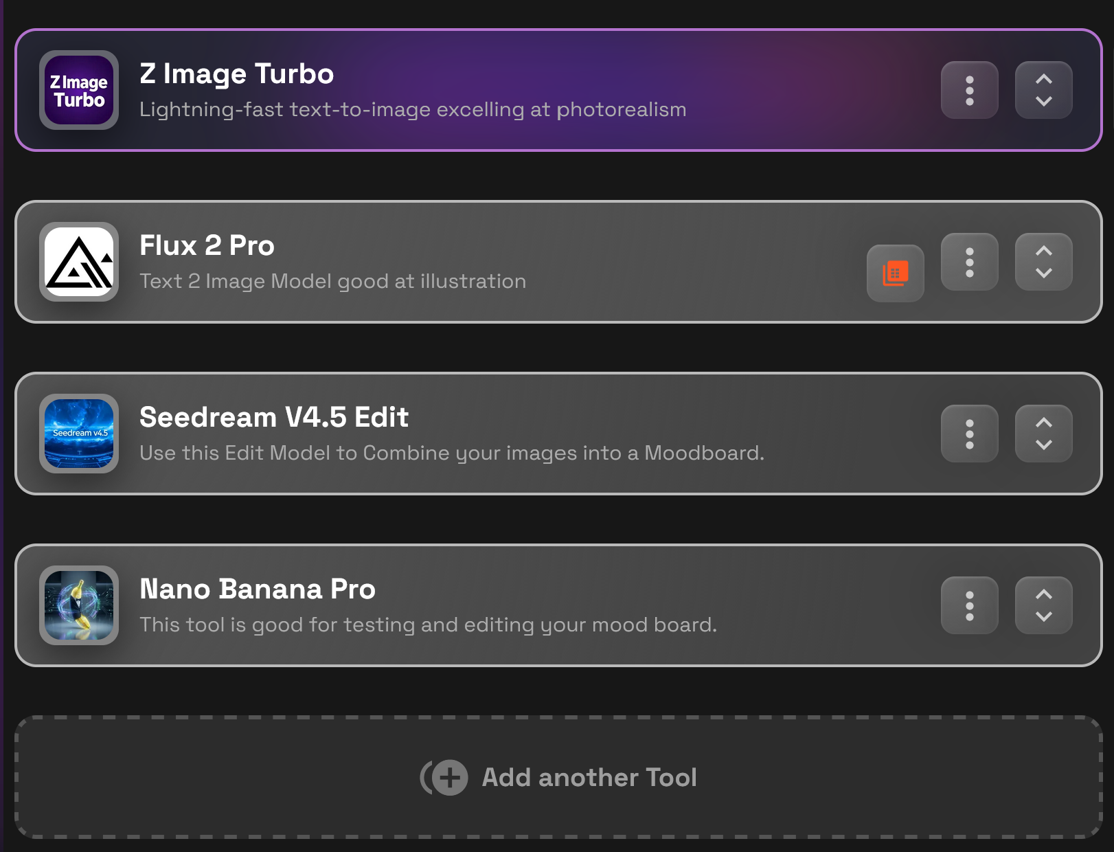 Tools Included in This Template screenshot