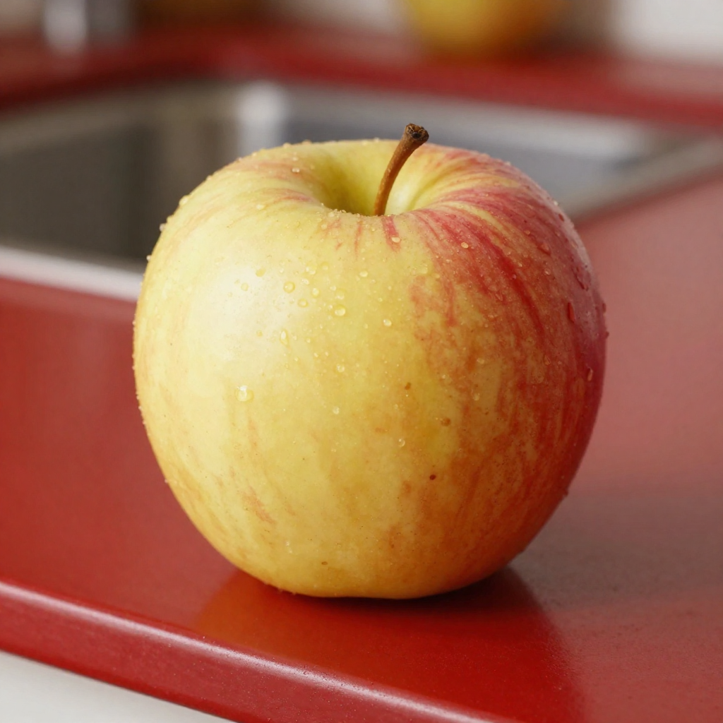 Screenshot showing How to Target, Annotate, and Reference Images: the apple behind the bowl