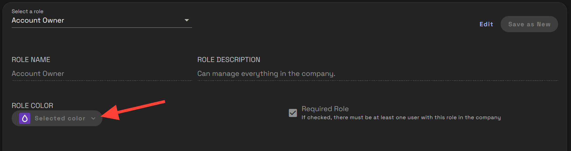 Role Color screenshot