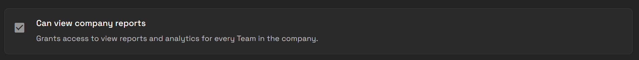 Can View Company Reports screenshot
