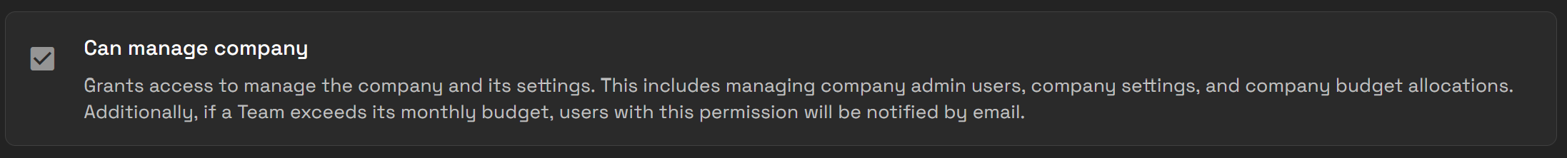 Can Manage Company screenshot