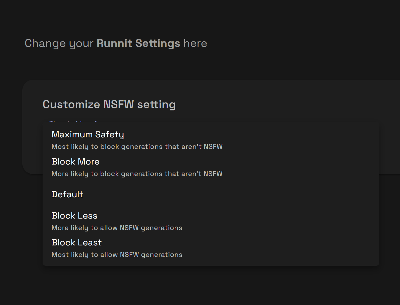 NSFW policy . Why NSFW Moderation Settings Matter For Enterprise accounts, content moderation is not optional. You may need t