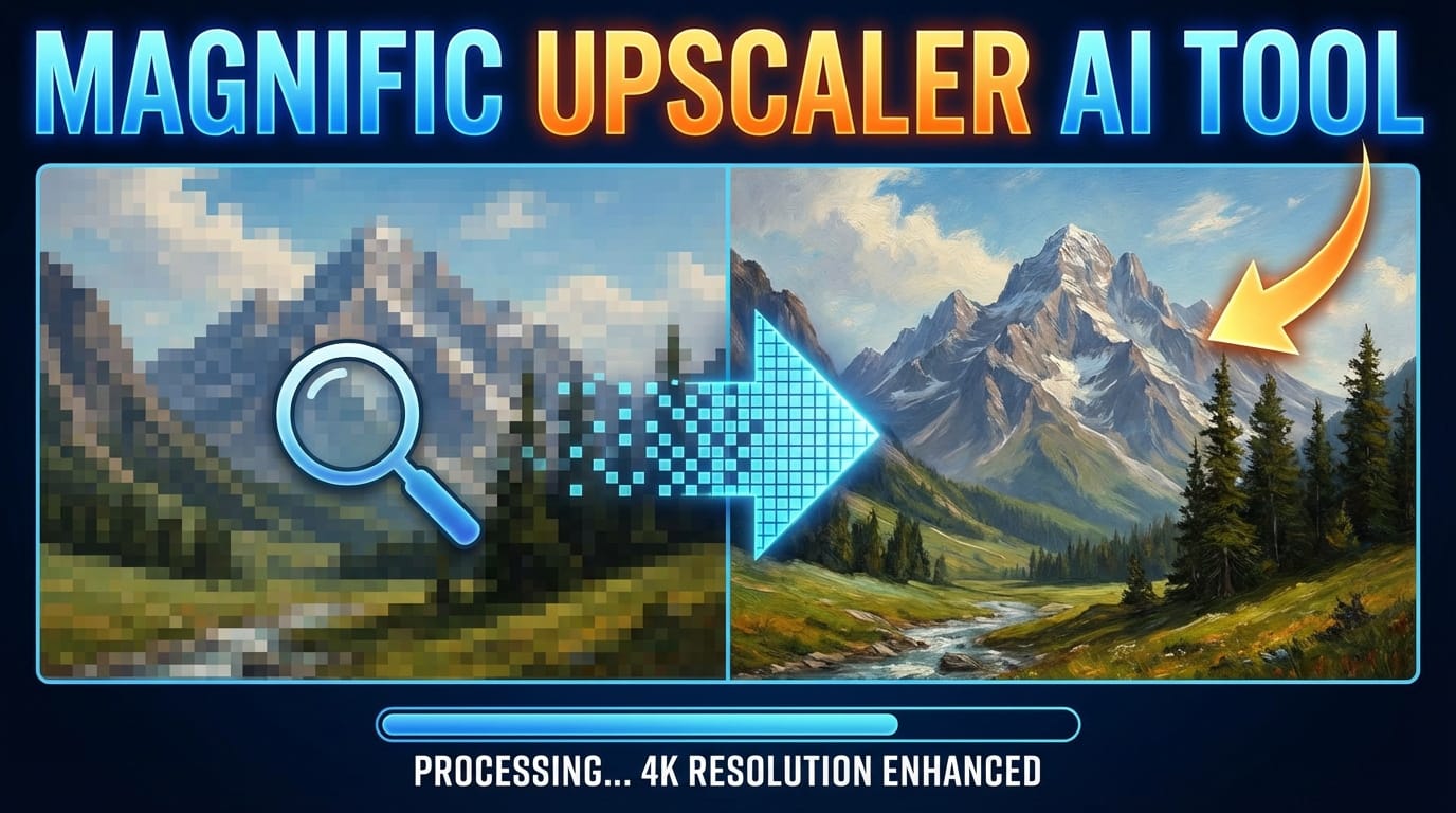 Magnific Upscaler AI Tool