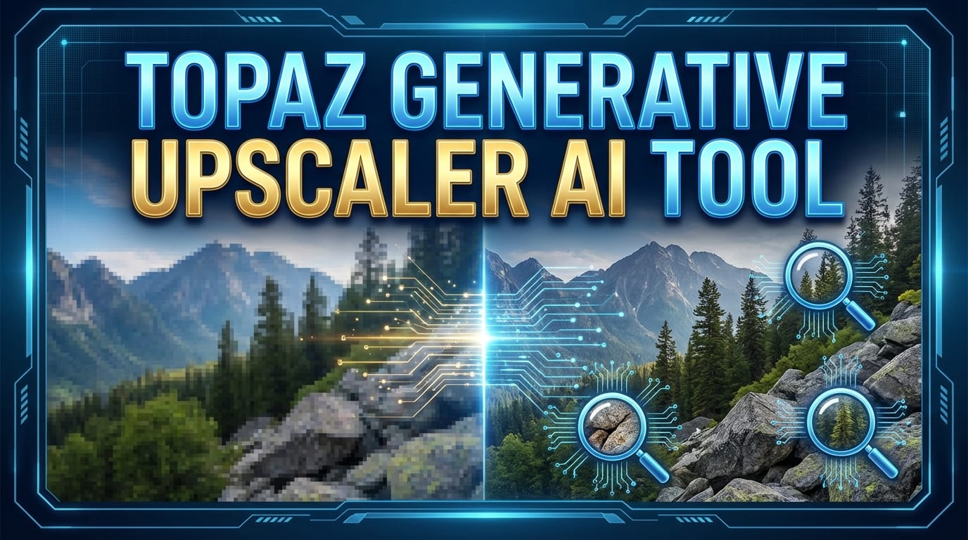 Topaz Generative Upscaler AI Tool