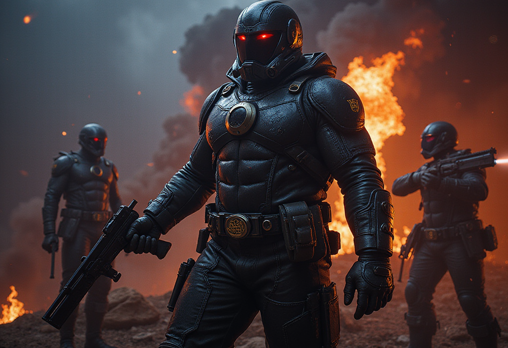 Editorial concept art created with Juggernaut Pro Flux