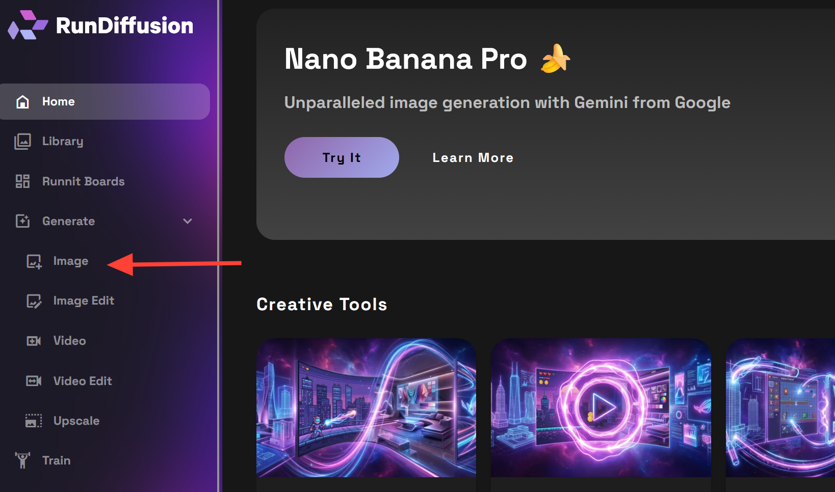 Platform page sidebar