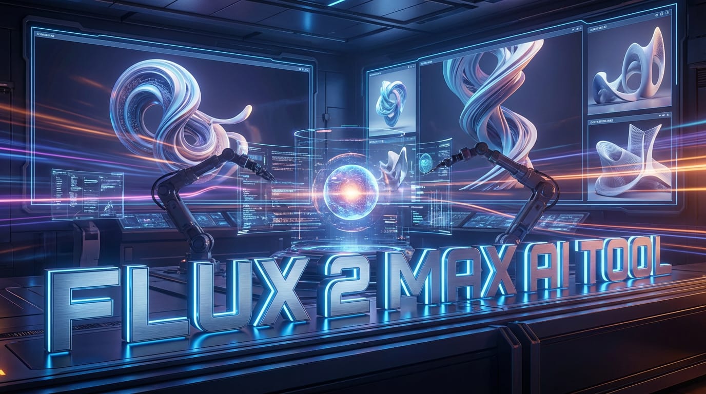 Hero image for Flux 2 Max AI Tool: Explore Flux 2 Max on RunDiffusion for concept generation, artwork creation, and prompt-driven image...