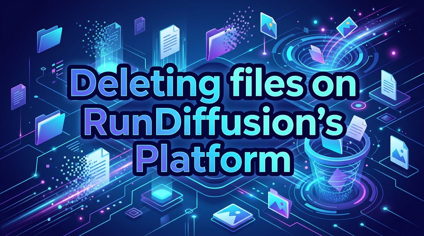 Hero image for Deleting Files on RunDiffusion's Platform: Learn how to delete files on the RunDiffusion's platform with this quick step-by-step guide. Optimize your...