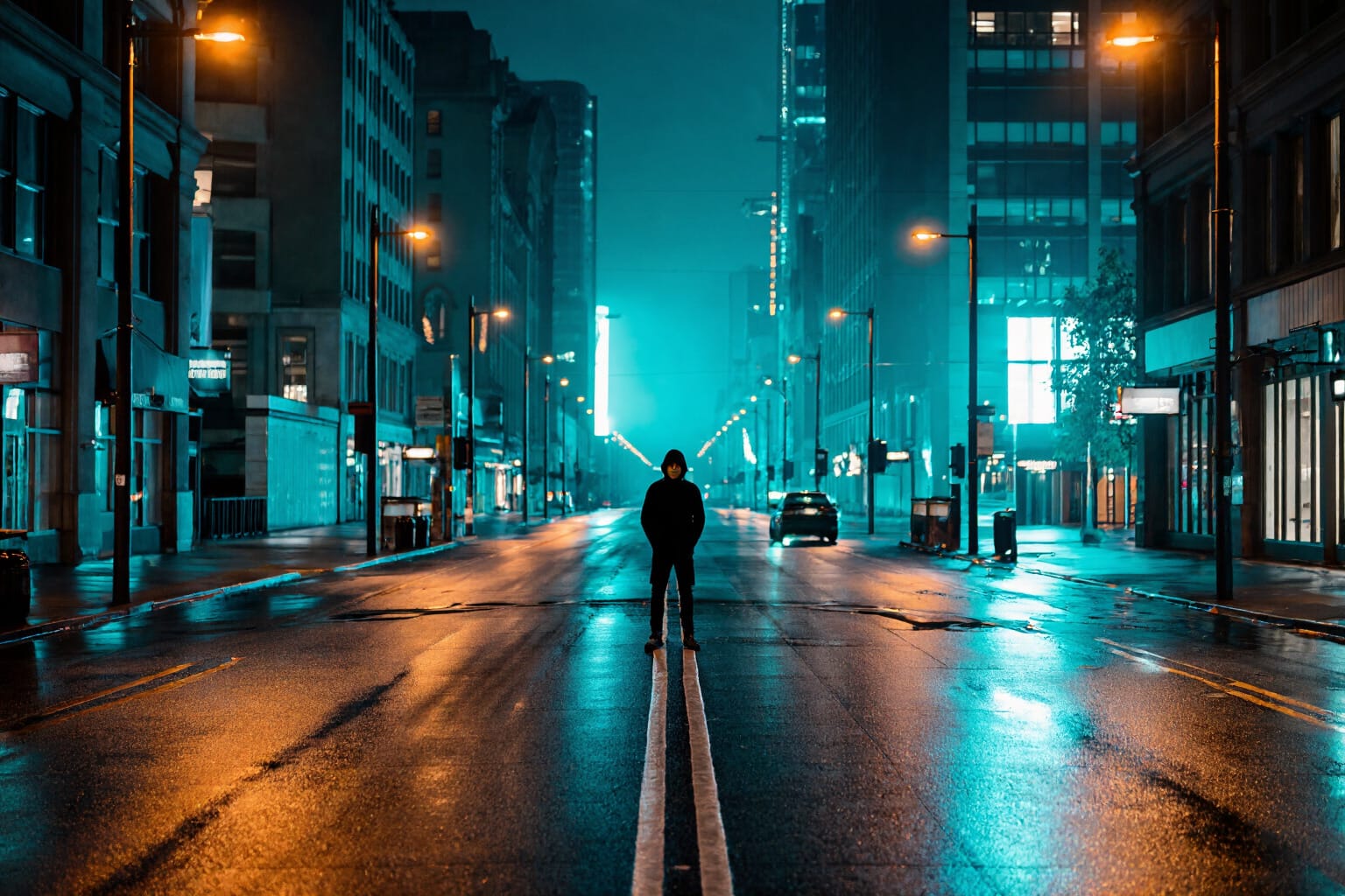 Cinematic scene illustrating how clear prompting creates stronger visual structure in Juggernaut Z